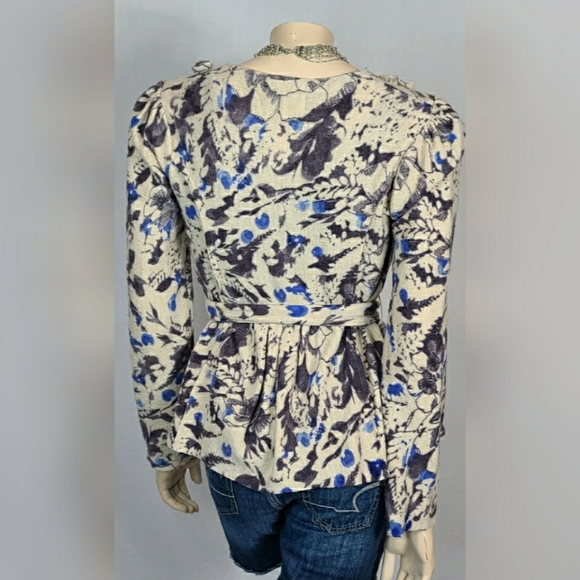 Anthropologie Tabitha Wool Belted Cardigan SZ S - Picture 2 of 3